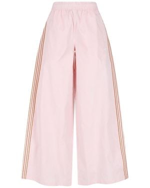 adidas Wide Pants "3 Stripes" - Pink