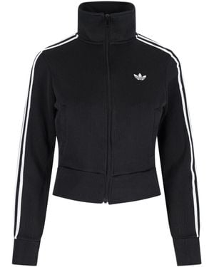 adidas Felpa Zip "Knit" - Nero