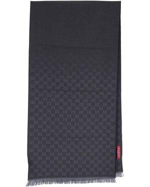 Gucci Sciarpa "Gg Supreme" - Grigio