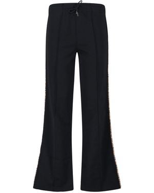 Burberry Logo Track Trousers - Black