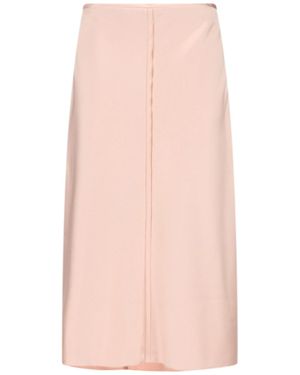Ami Paris Midi Skirt - Pink