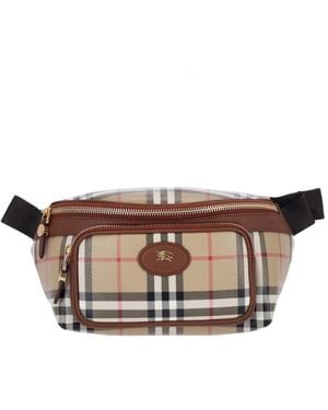Burberry Marsupio "Check" - Marrone