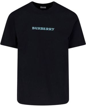 Burberry T-Shirt Logo - Black
