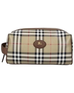 Burberry Pouch "Check" - Natural