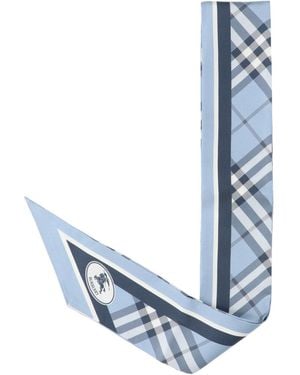 Burberry Scarf Check - Blue