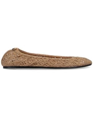 Isabel Marant Leather-Lined Flat Shoe - White
