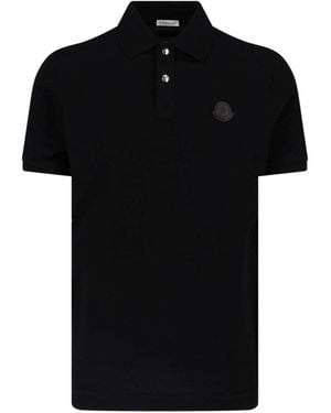 Moncler Logo Polo - Black
