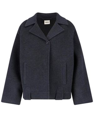 KHAITE Wool Jacket "Alder" - Blue