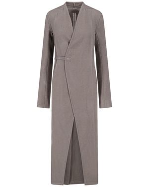 Rick Owens Coat "Ls Lab" - Gray