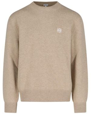 Loewe Maglia In Lana "Anagram" - Neutro