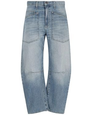 Nili Lotan Shon' Curvy Jeans - Blue
