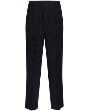 HOMME PLISSÉ Joggers “Tuxedo Pleats” - Blue