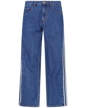 adidas Wide Jeans "Firebird" - Blue