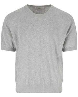 DUNST Cotton Blend Jumper - Grey