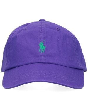 Polo Ralph Lauren Baseball Cap Logo - Purple