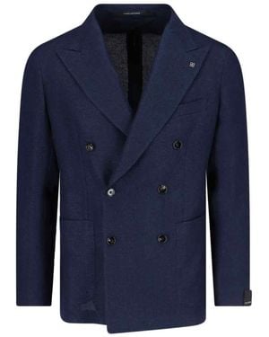 Tagliatore Double-Breasted Blazer - Blue