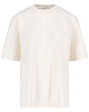 Golden Goose Golden Distressed T-Shirt - White