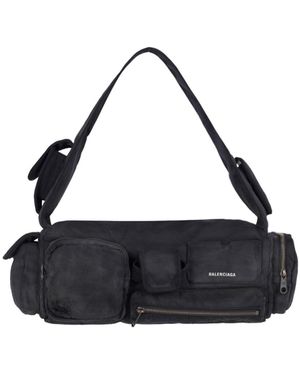 Balenciaga Borsa Tracolla Piccola "Superbusy" - Bianco