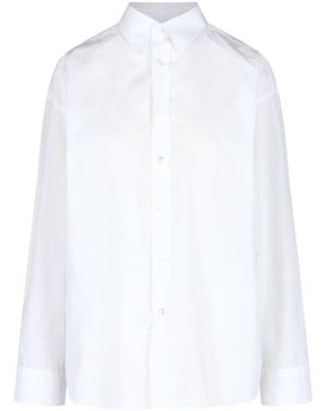 Finamore 1925 Camicia Oversize "Oriana" - Bianco
