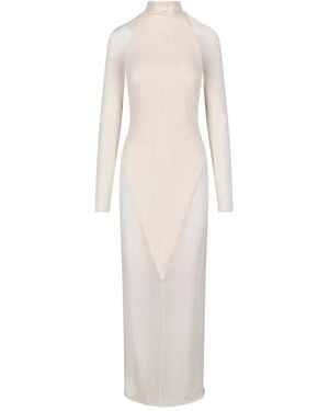 Alaïa Maxi Slim Dress - White