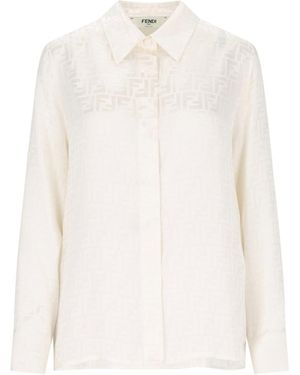 Fendi Ff Shirt - White