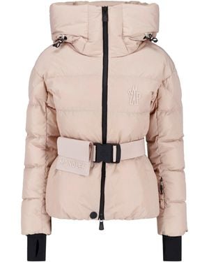 Moncler Padded Ski Jacket "Bouquetin" - Natural