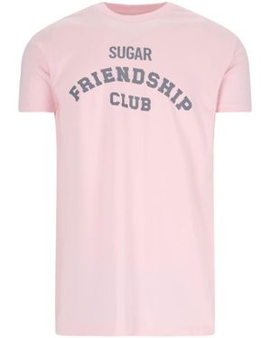 Sugar 'Friendship Club' T-Shirt - Pink