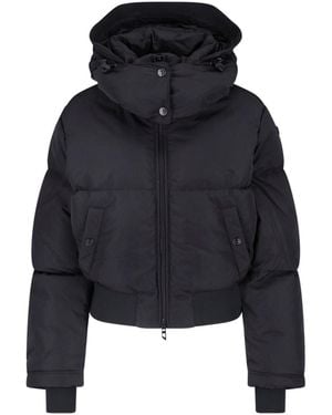DIESEL Hooded Down Jacket - Blue