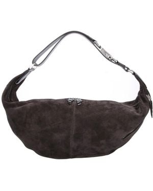 Lemaire Medium Shoulder Bag “Quiver Clip” - Black