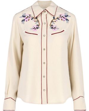 Isabel Marant Shirts Main Material: Viscose - Natural