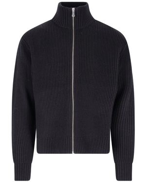 BERNER KUHL Wool Blend Zip Jumper - Blue