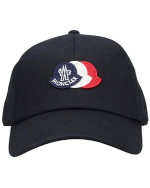 Moncler Cappello Baseball Logo - Blu