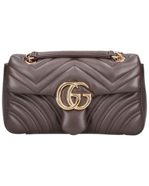 Gucci Shoulder Bag "Gg Marmont" - Grey