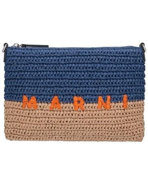 Marni Pouch "Seaside" - Blu