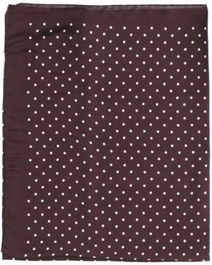 Destin Polka Dot Scarf - Purple