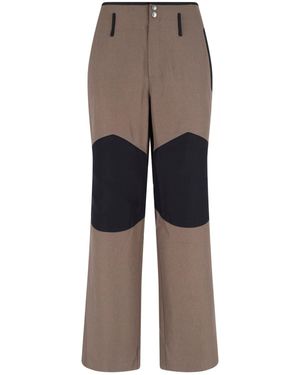 Kiko Kostadinov Straight-Leg Patched Utilitarian Trousers - Grey
