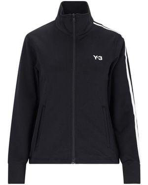 Y-3 '3-stripes' Zip Jacket - Blue