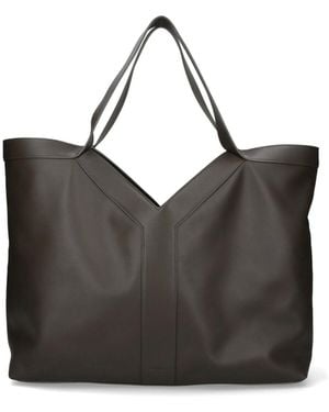 Saint Laurent 'Y' Large Tote Bag - Black