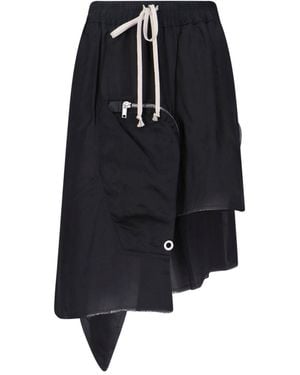 Rick Owens "Dracca" Skirt - Black