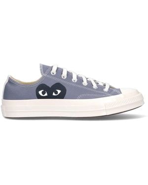 COMME DES GARÇONS PLAY Trainers Cotton - Blue