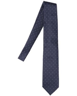 Tom Ford 100% Mulberry Silk Tie - Blue
