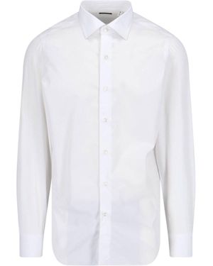 Finamore 1925 Camicia Classica "Napoli" - Bianco