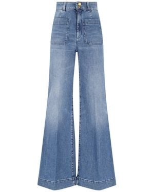 The Seafarer Palazzo Jeans - Blue