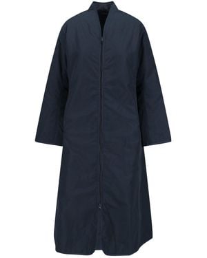 Cape 'Middle' Coat - Blue