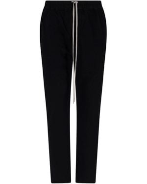 Rick Owens Sweatpants With Drawstring - Black