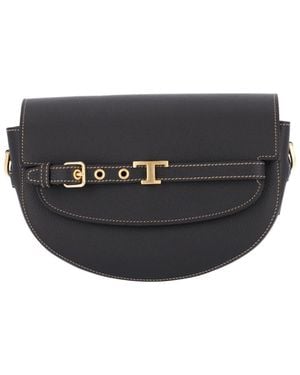 Tod's Mini Crossbody Bag "T Signature" - Black