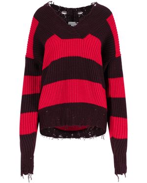 Stella McCartney Striped Jumper - Red