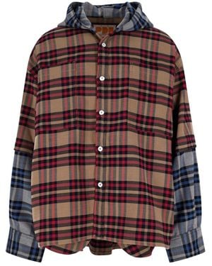 PDF Hooded Shirt - Red