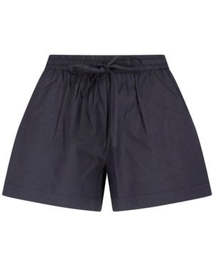 Matteau Cotton Shorts - Blue