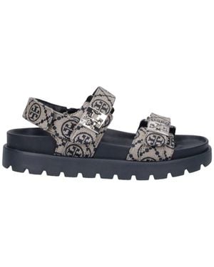 Tory Burch Sandals "T Monogram" - Blue